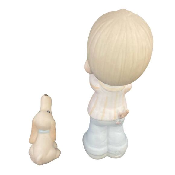 Precious Moments Vintage 1984 "He Is My Song" 2 Piece Figurines - Picture 4 of 7